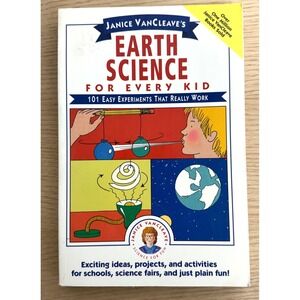 Janice VanCleave Earth Science for Every Kid 101 Easy Experiments Book Paperback